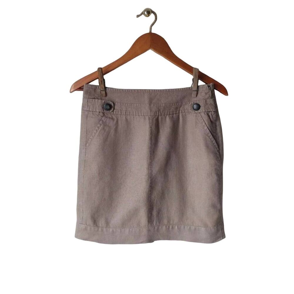 Banana Republic Linen Pencil Skirt Size 0